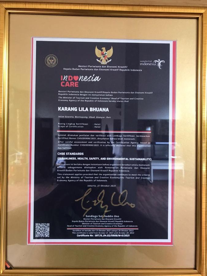 Karang Lila Bhuana Ubud Buitenkant foto